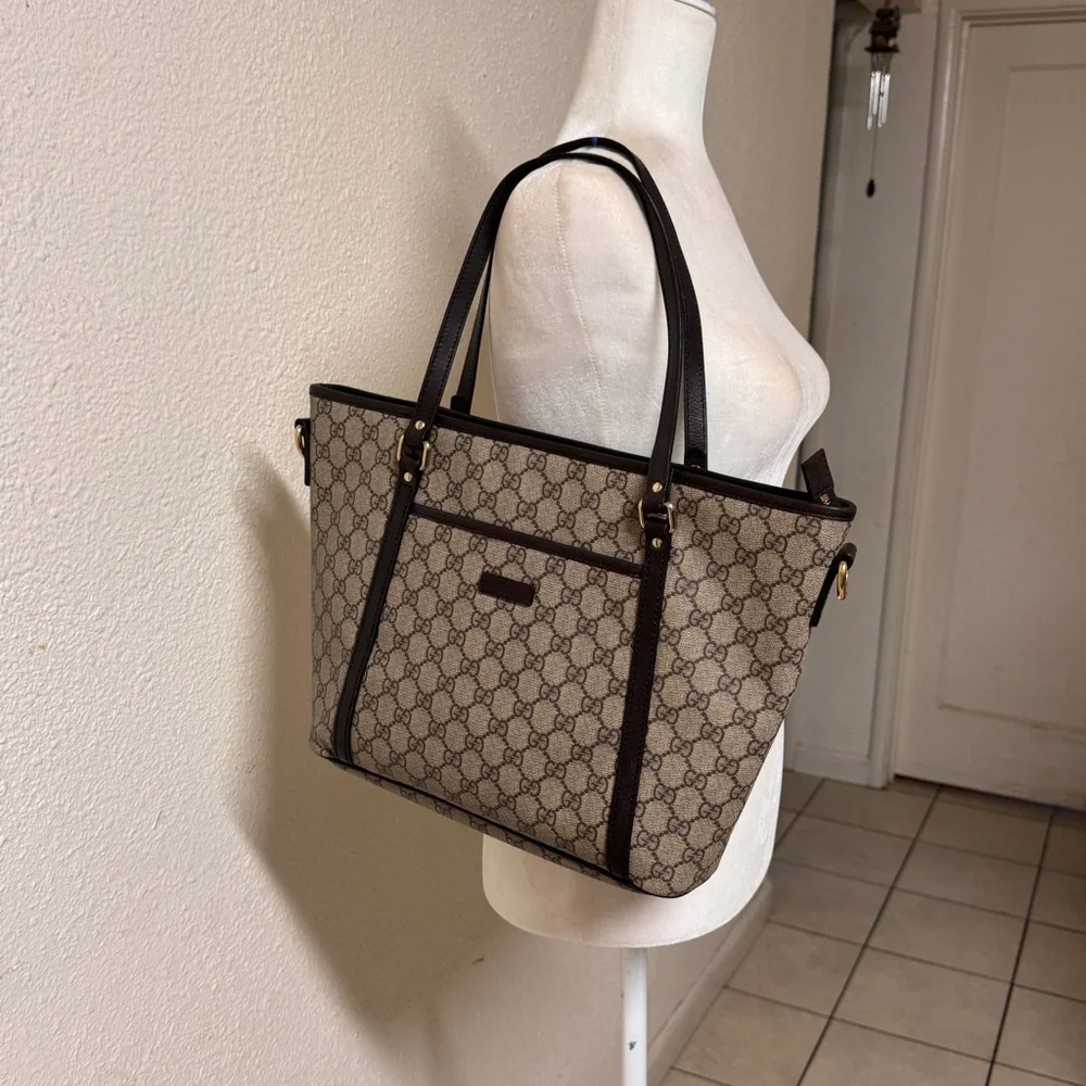 Gucci GG Supreme Joy monogram work front pocket tote - Picture 10 of 13